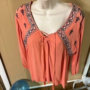 New Coral woman's blouse by Fashion Fuse